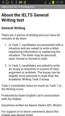 IELTS Writing android App screenshot 4